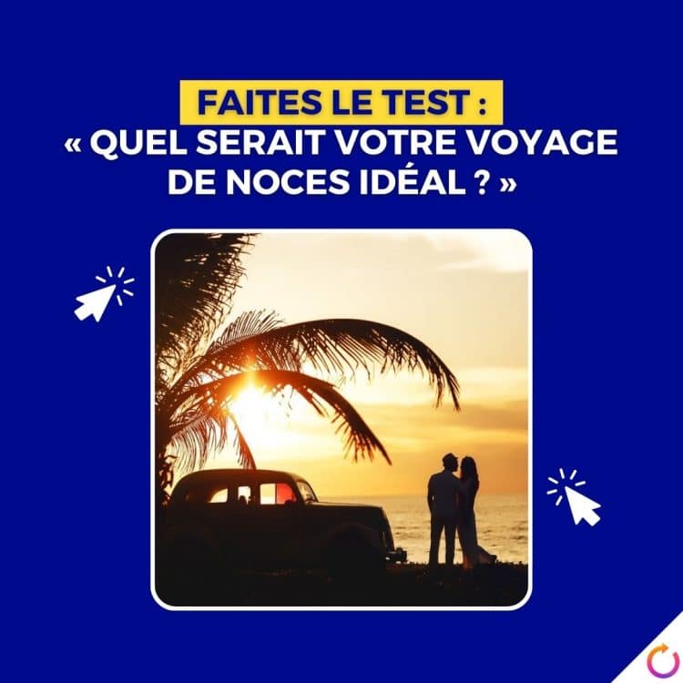 voyage de noces, lune de miel, destination romantique, escapade amoureuse, test de personnalité, vacances de rêve, aventure en couple, plages paradisiaques, séjour luxueux, destinations exotiques, romance, mariage, souvenirs inoubliables, évasion, détente, expérience unique, harmonie, voyage personnalisé, paradis tropical, découvertes culturelles, escapade romantique, séjour en amoureux, voyages de luxe, destinations idylliques, moments magiques